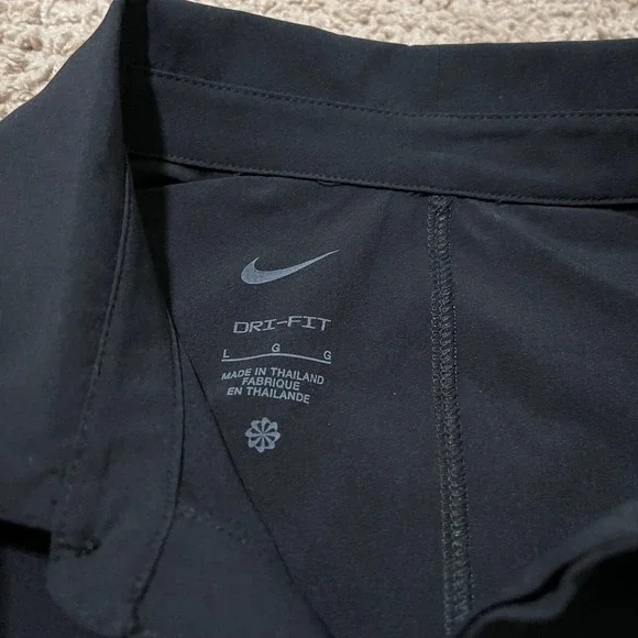 Nike Tigers Polo Shirt Mens Large Black Snarling Tiger Coach Sideline Sample - Picture 2 of 12